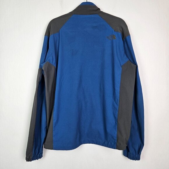 The North Face Apex Lightweight Full Zip Jacket Blue/Gray L - Picture 9 of 11
